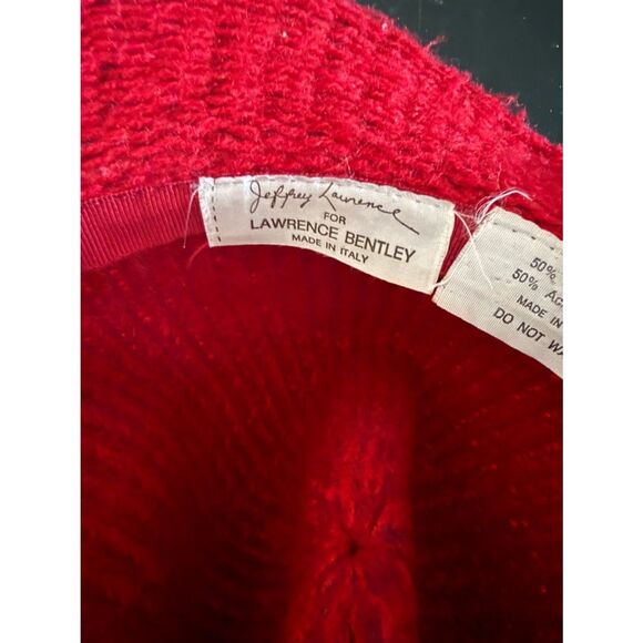 VINTAGE Jeffrey Lawrence for Lawrence Bentley Red Made in Italy main image 4